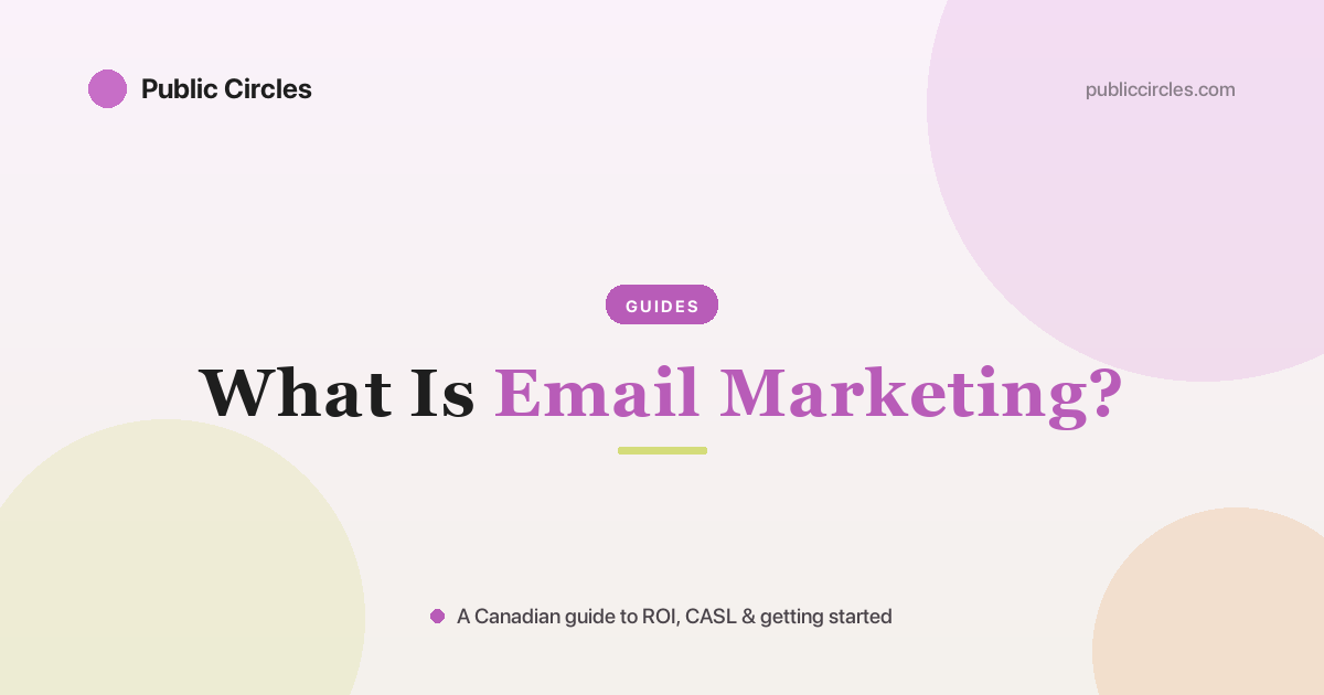 What is email marketing — a Canadian guide to ROI and CASL
